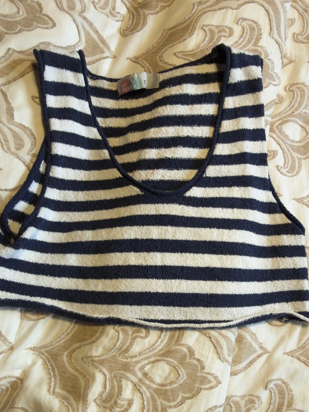 Free People Beach terry crop tank - M